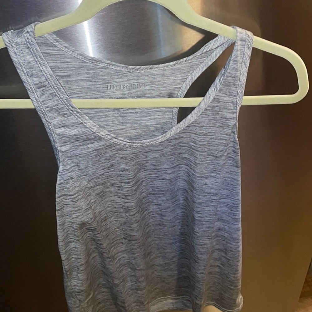 🚫SOLD🚫 Gray Mesh Tank Top - Picture 7 of 10